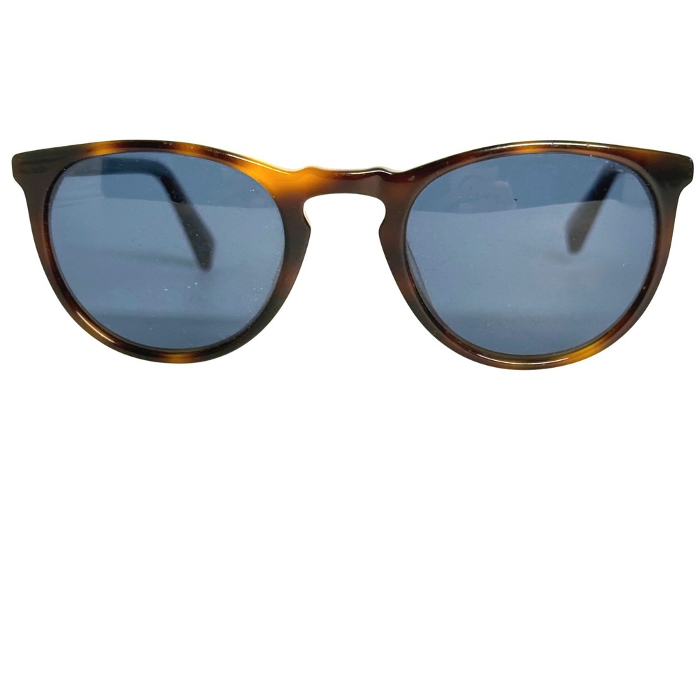 Warby‎ Parker Haskell 215 Sunglasses Tortoise Blue Lens 49-22-145 Eyewear